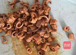 Illustration of how to make duck esophagus fried rice 6