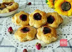 Illustration of how to make blueberry scones 19