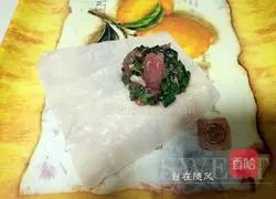 Illustration of how to make shrimp wontons 2