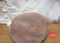 Chocolate bean paste Illustration of making glutinous rice balls 4