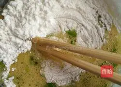 Illustration of how to make seaweed vegetable egg pancake 3