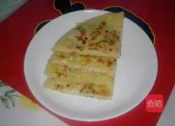 Illustration of how to make egg and green onion cake 14