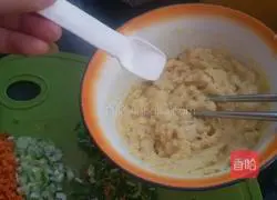 Illustration of how to make tofu cake with chestnut, yam and rice porridge 3