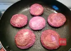 Purple sweet potato glutinous rice Illustration of how to make cakes 9