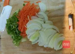 Illustration of how to make fried noodles 2