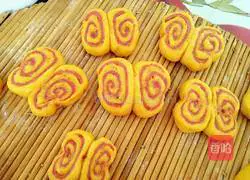 Illustration of how to make butterfly steamed buns 12