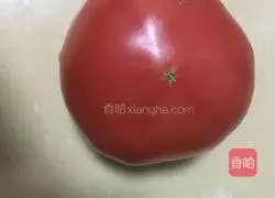 Illustration of how to make tomato egg pancake 1