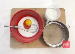 Illustration of how to make waffles in the oven with waffle mix 2