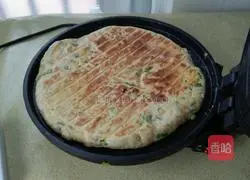 Illustration of how to make multi-grain pancakes with chopped green onion dough 7