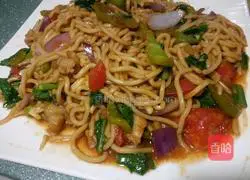 Illustration of how to make fried noodles 10