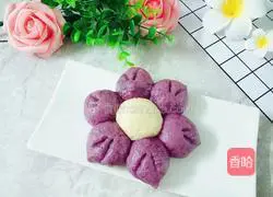 Violet Steamed Bun Recipe Illustration 2