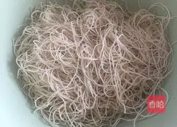 Steamed beans Illustration of how to make noodles 10