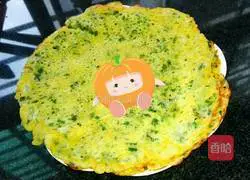 Illustration of how to make egg and leek pancakes 3