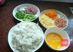 Five-color fried rice Practice illustration 2