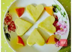 Illustration of how to make love egg pancake 11