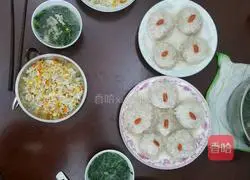 Illustration of how to make egg fried rice 3