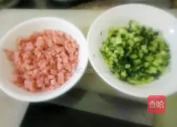 Illustration of how to make egg fried rice 1
