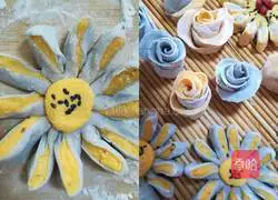 Illustration of how to make flower steamed buns 4