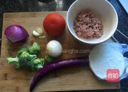 Dumplings Illustration of how to make lasagna made of leather 1