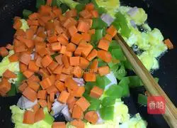 Illustration of how to make Western fried rice 5