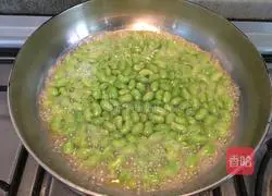 Illustration of how to make edamame egg pancake 3