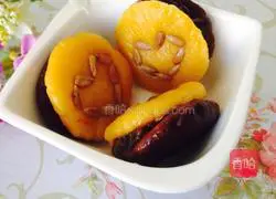 Illustration of making glutinous two-color sandwich cake 20