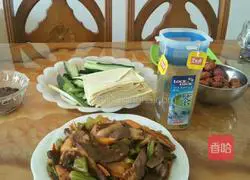 Illustration of home-style stir-fried pig heart steamed cake 6