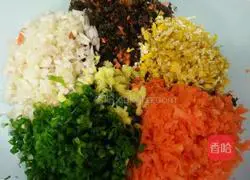 Illustration of how to make vegetarian dumplings 2