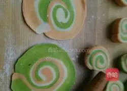 Illustration of how to make rainbow dumplings (full version) 11