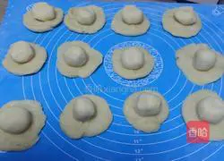 Illustration of how to make shortbread with snow pear filling 7