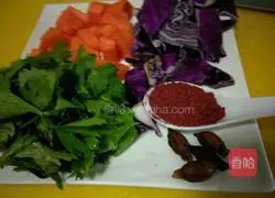 Illustration of how to make colorful dumpling wrappers 1