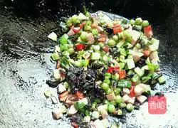 Double pepper fried rice Illustration of how to do it 6