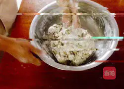 [Walnut, red dates, grapes, black sesame milk steamed buns] Recipe 4