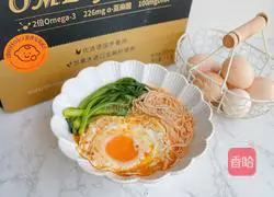 Egg Illustration of how to make sesame rice noodles 12
