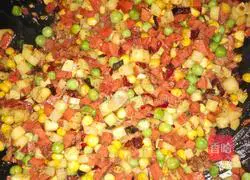 Illustration of braised sausage rice 4