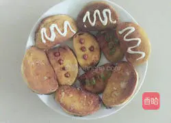 Illustration of how to make grilled steamed buns 5