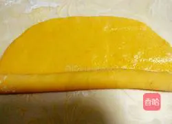 Illustration of how to make pumpkin pattern steamed buns 13