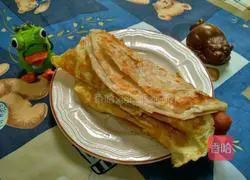 Illustration of how to make ham and egg hand cakes 6