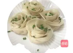 Illustration of how to make rose dumplings 9