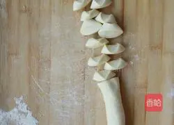 Illustration of how to make pork and radish dumplings 7