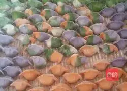 Illustration of how to make colorful dumplings 5