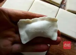 Illustration of how to make pork and celery stuffed dumplings 9