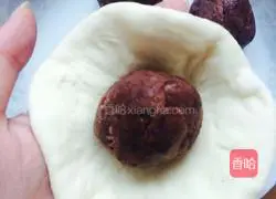 Illustration of how to make red bean buns 6