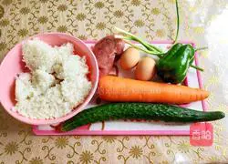 How to make egg fried rice Illustration 1