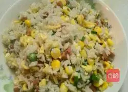 Illustration of homemade Yangzhou fried rice 10