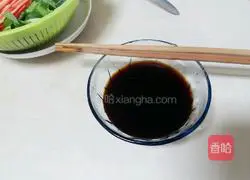 Illustration of home-style fried noodles with colorful vegetables 3