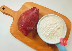 Baby Complementary Food Purple Sweet Potato Cake Recipe Illustration 1