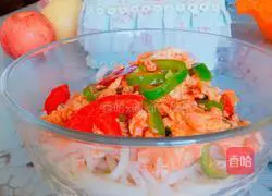 Illustration of how to make tomato and egg hand-made noodles 13