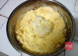 Illustration of how to make milk-flavored corn pancakes 4