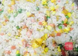Colorful Fried Rice Recipe Illustration 7